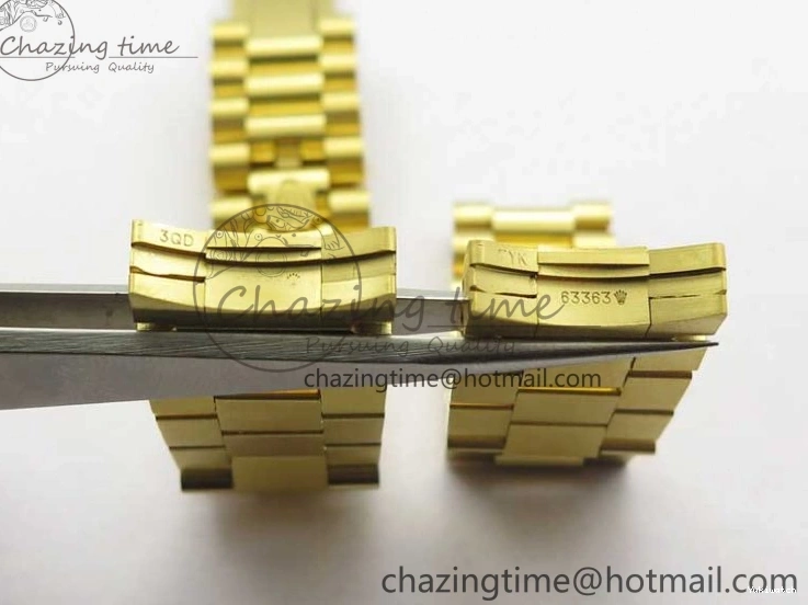 Best 31mm Malachite Bracelet EWF on Dial YG Daydate YG Edition 278288 Green ETA2688 President 0416